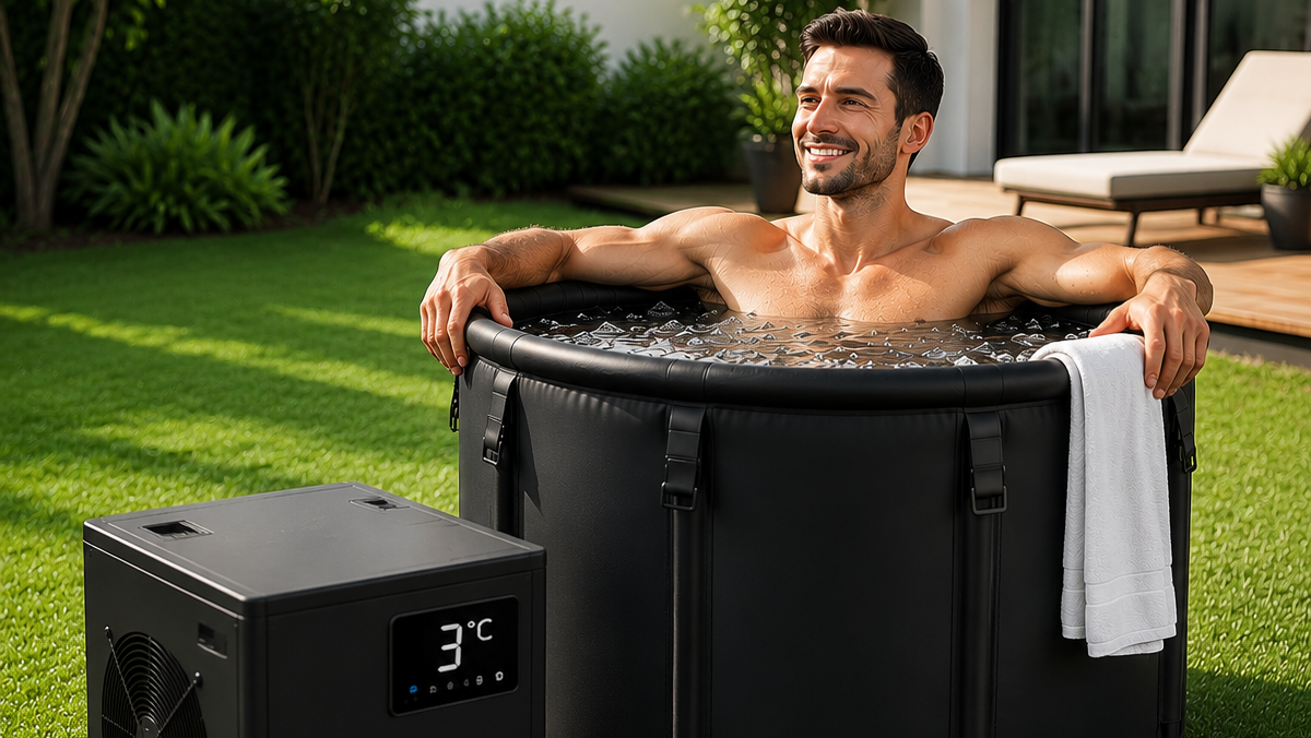 Inflatable Round Ice Bath Tub