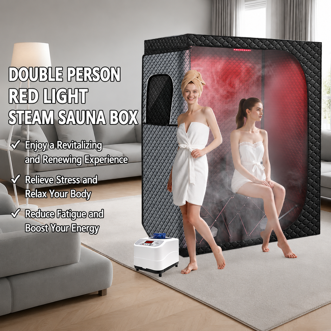 2-Person Full-Body Portable Infrared Sauna