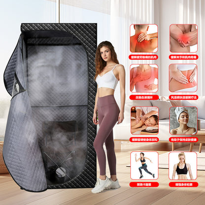 Kove one-person portable sauna interior detail