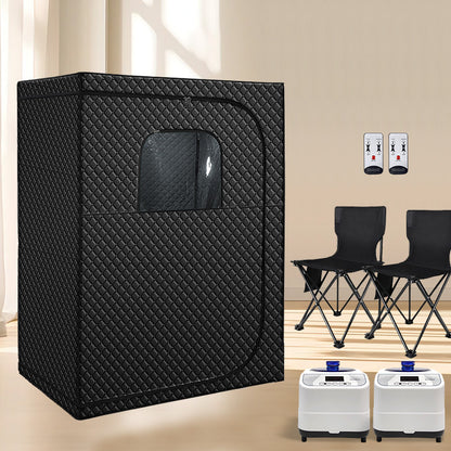 Kove two-person portable sauna configuration