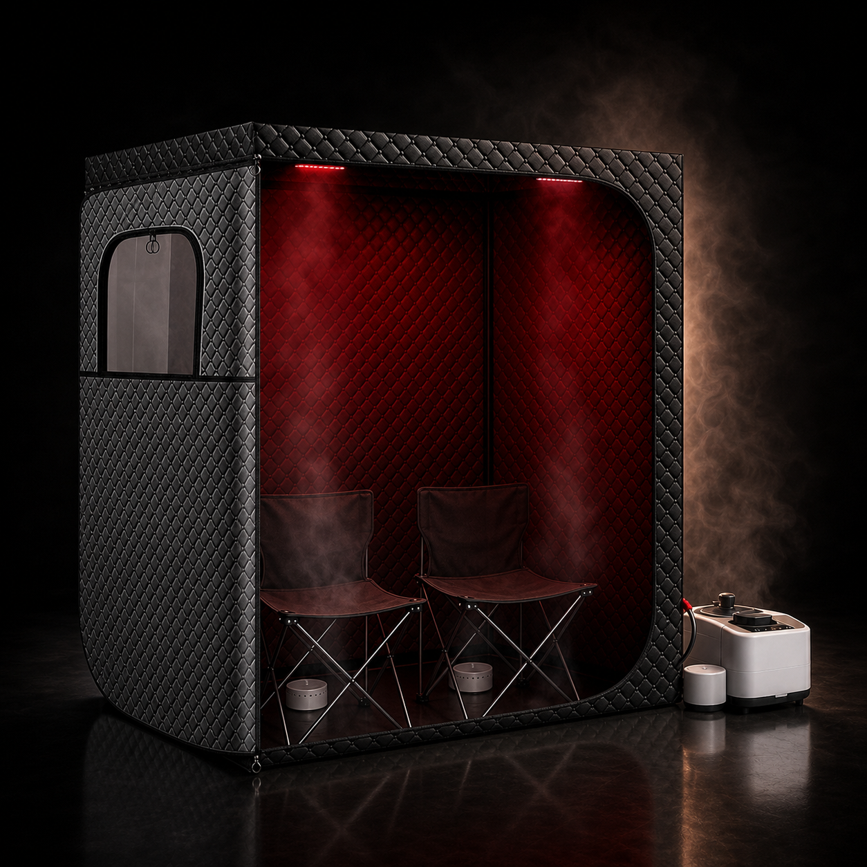 Kove two-person full-body portable sauna