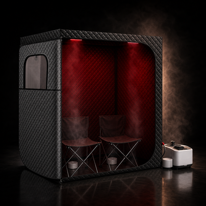 Kove two-person full-body portable sauna